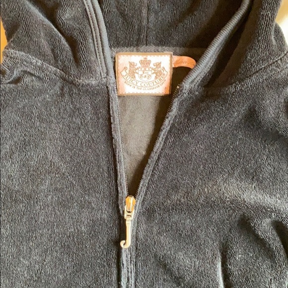 Juicy Couture set in black terry size Petite - Picture 3 of 6